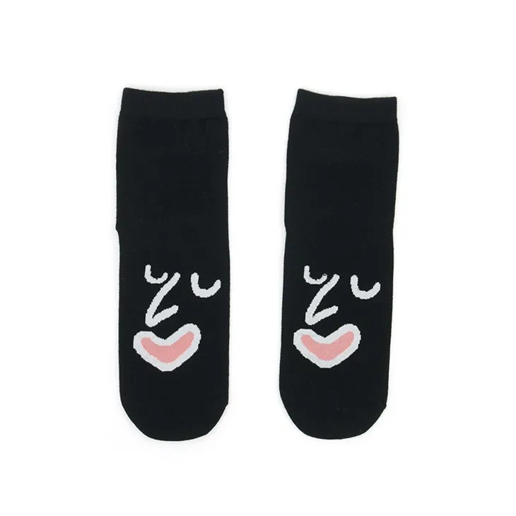 Чорні бавовняні шкарпетки Emoji