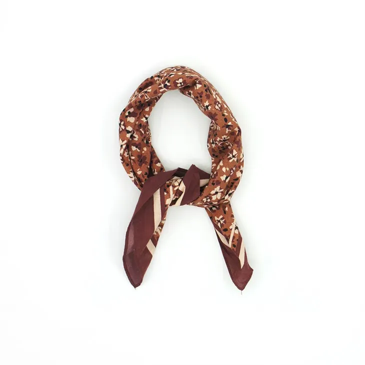 Бавовняна квіткова бандана S124