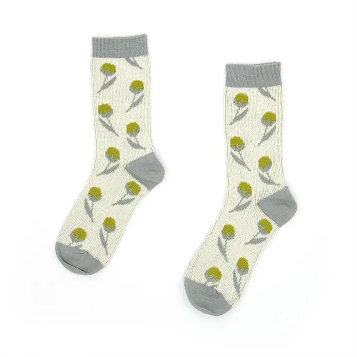 Бавовняні шкарпетки з вишивкою