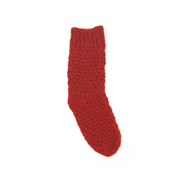 Червоні різдвяні панчохи