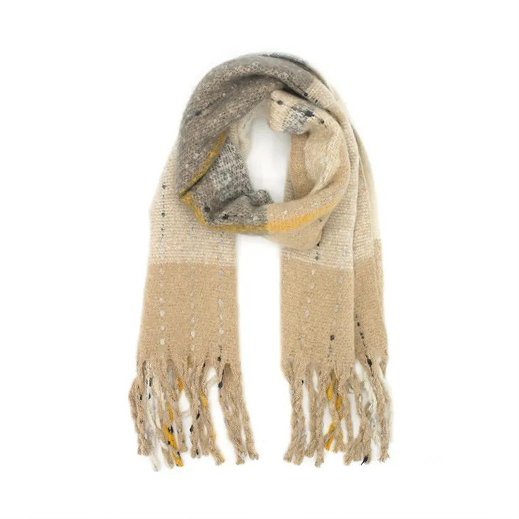 Вінтажний поліестеровий шарф